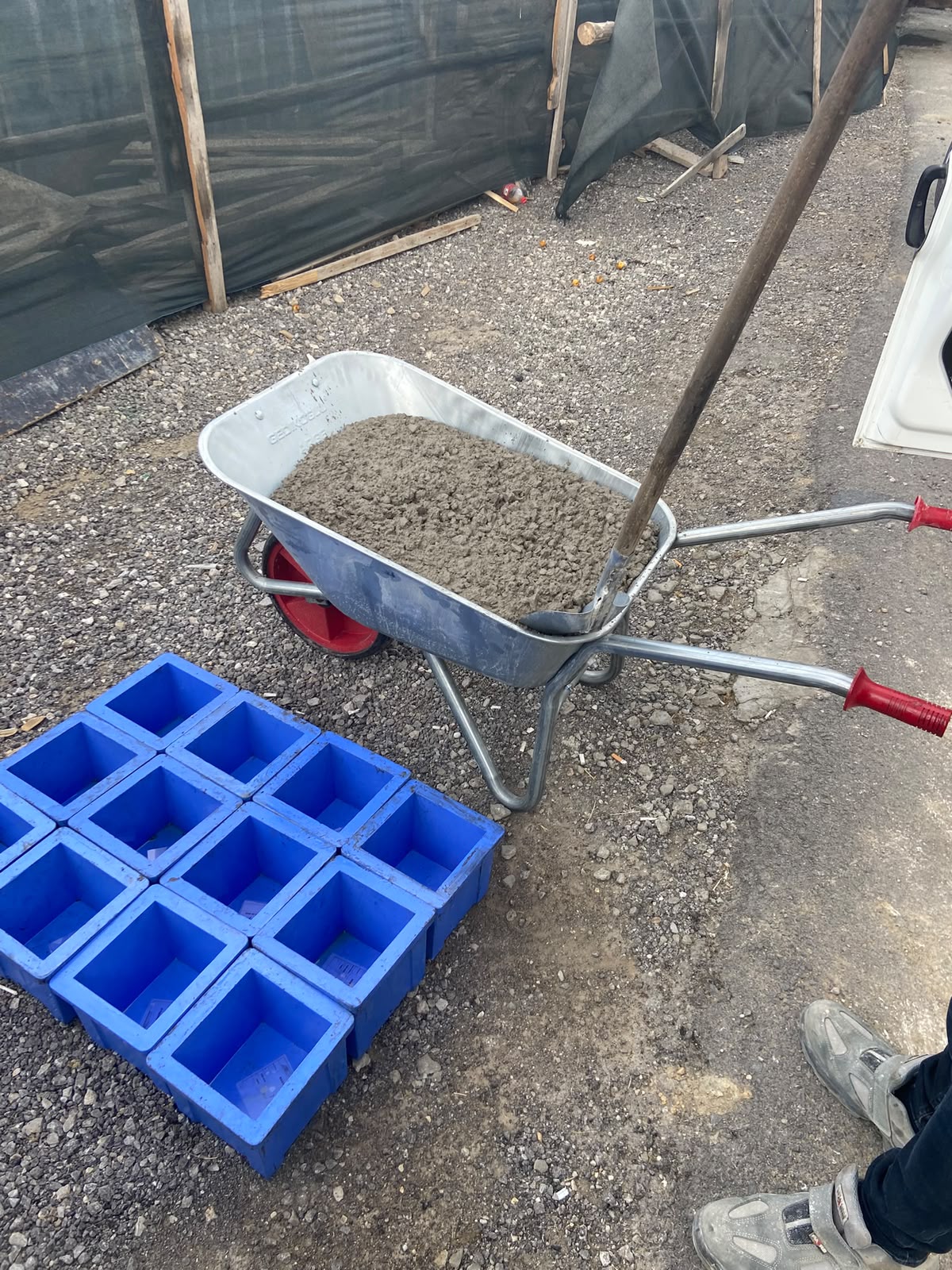 Beton numune hazırlığı